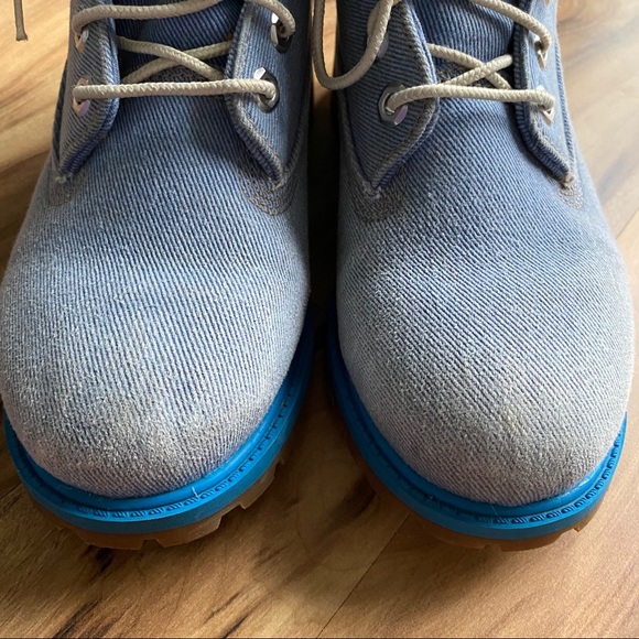 Timberland Just Don Denim Faux Shearling Boots - Picture 6 of 15